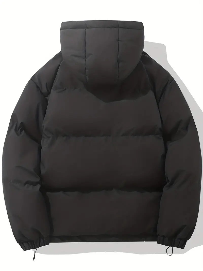 Jakker med store quiltfelter og snøre ved underkanten - Sort #Farve_Sort