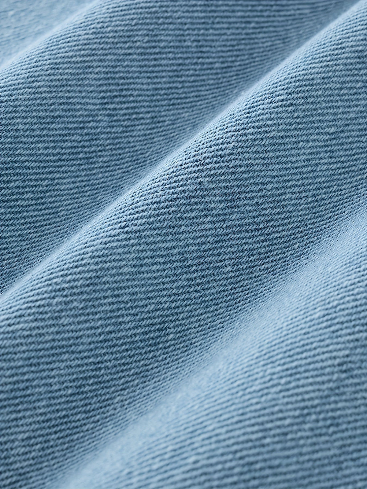 Bukser med brede ben, lange sømme og lyst denimlook - Lyseblå #Farve_Lyseblå